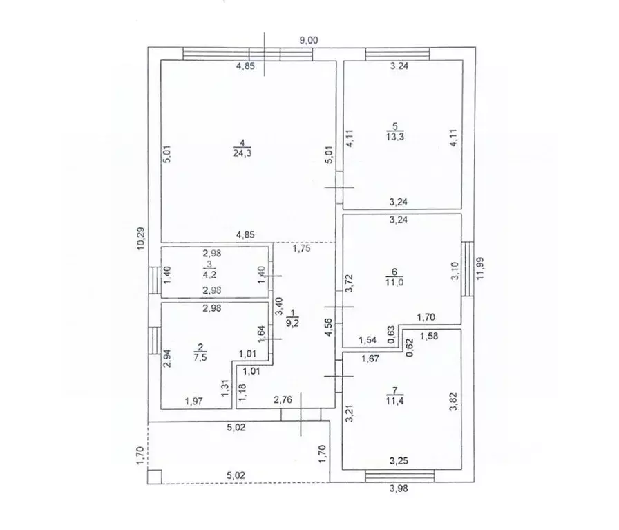 Коттедж в Краснодарский край, Апшеронск ул. Казачья, 1А (90 м) - Фото 2