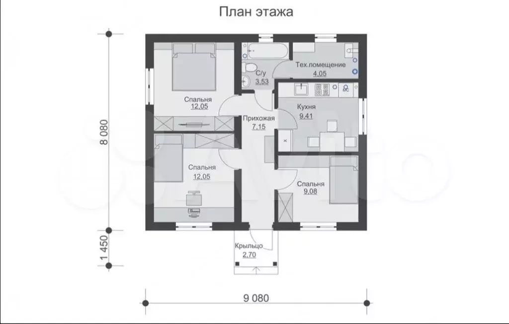 Дом 58 м на участке 7 сот. - Фото 0