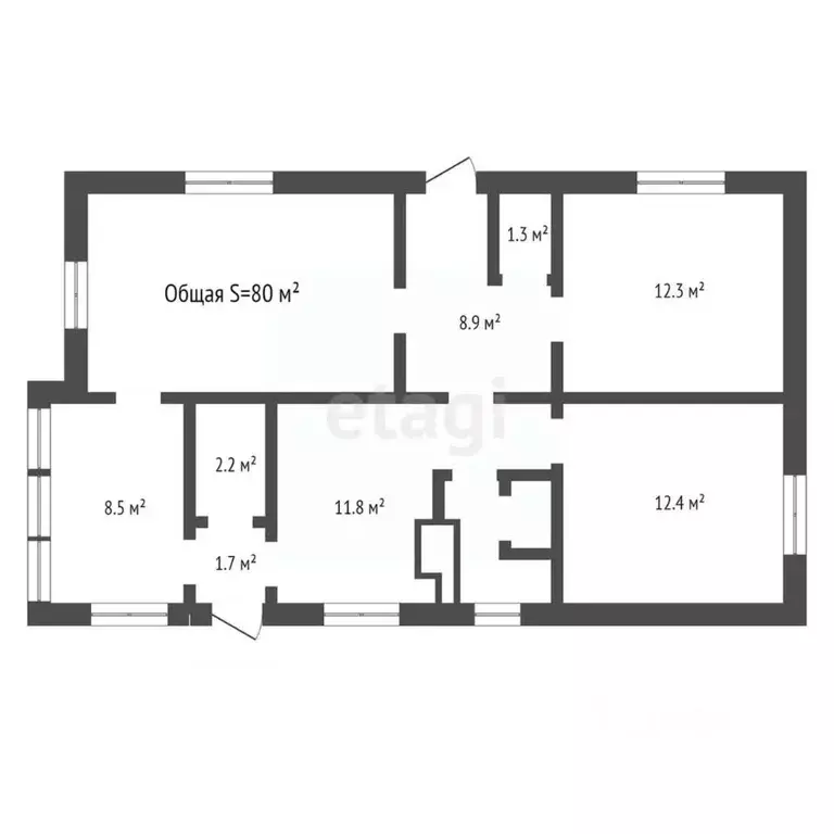 Дом в Кемеровская область, Кемерово Разрезовская ул., 15 (80 м) - Фото 1