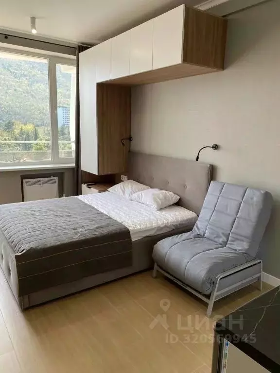 1-к кв. Крым, Алушта муниципальный округ, Партенит пгт ул. Прибрежная, ... - Фото 1