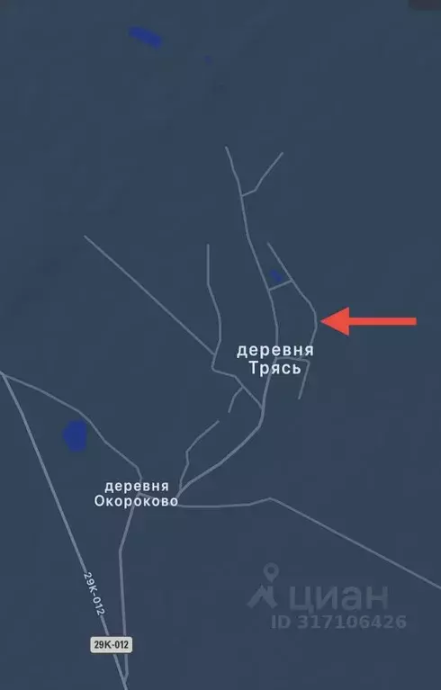 Участок в Калужская область, Жуковский район, Верховье с/пос, д. Трясь ... - Фото 0