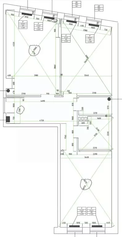 2-к кв. Московская область, Одинцовский городской округ, д. Крюково ... - Фото 2