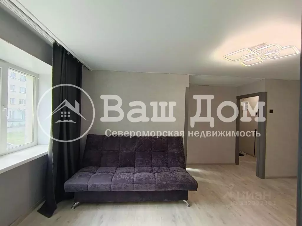 2-к кв. Мурманская область, Североморск Пионерская ул., 24 (44.3 м) - Фото 1