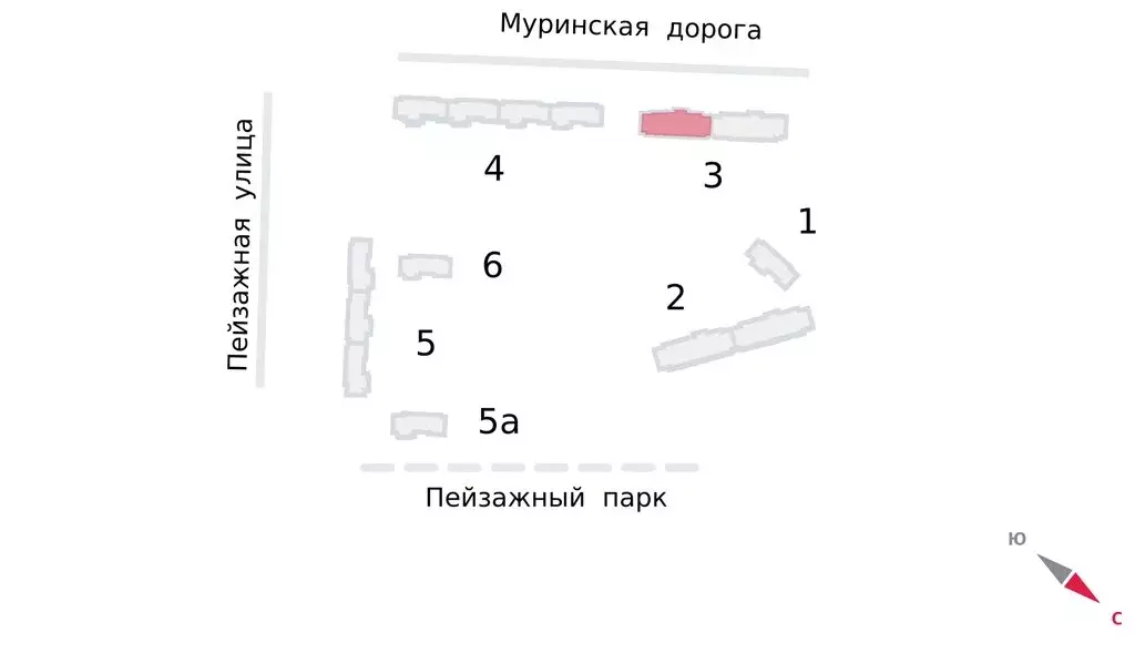 1-комнатная квартира: Санкт-Петербург, Муринская дорога (35.2 м) - Фото 1