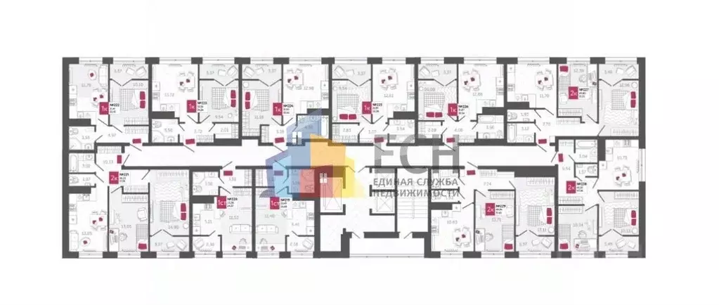 Студия Тульская область, Тула ш. Калужское, 20к3 (24.7 м) - Фото 2