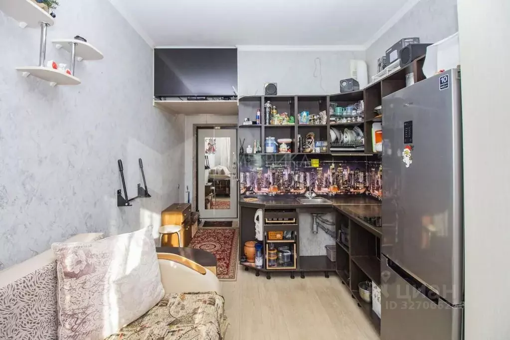 Студия Тюменская область, Тюмень ул. Бабарынка, 65 (15.1 м) - Фото 1