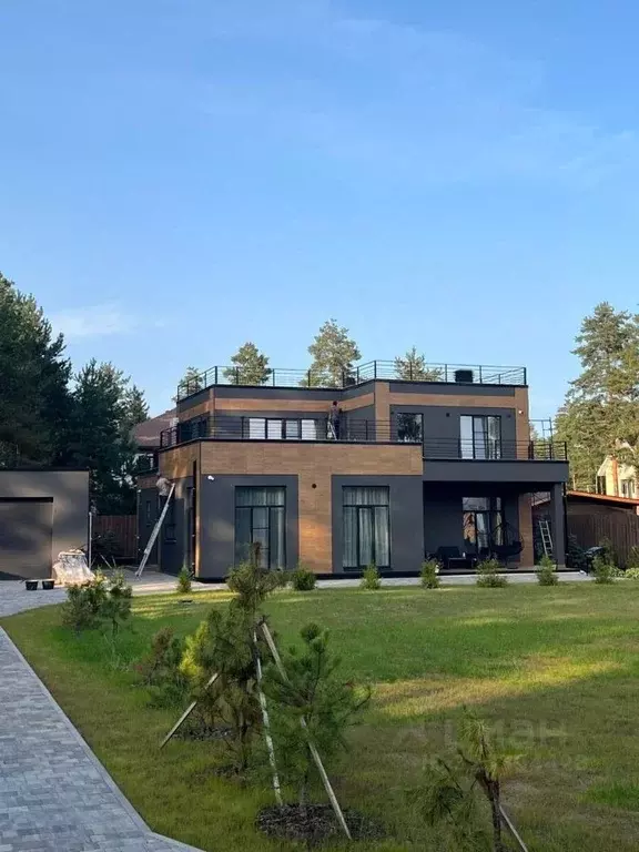 Коттедж в Ленинградская область, Выборгский район, Первомайское с/пос, ... - Фото 1