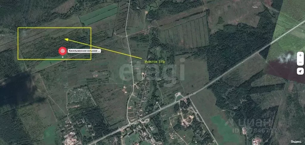 Участок в Ленинградская область, Волховский район, Кисельнинское ... - Фото 1