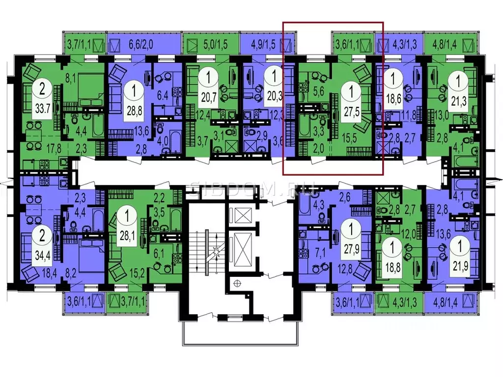 Студия Красноярский край, Красноярск Лесопарковая ул., 33 (21.0 м) - Фото 2