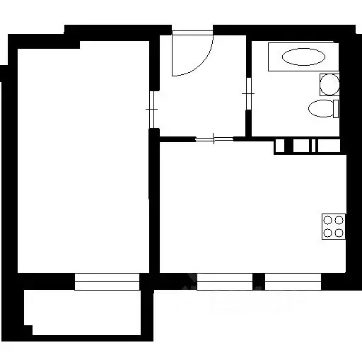 1-к кв. санкт-петербург полтавский проезд, 3 (40.0 м) - Фото 1