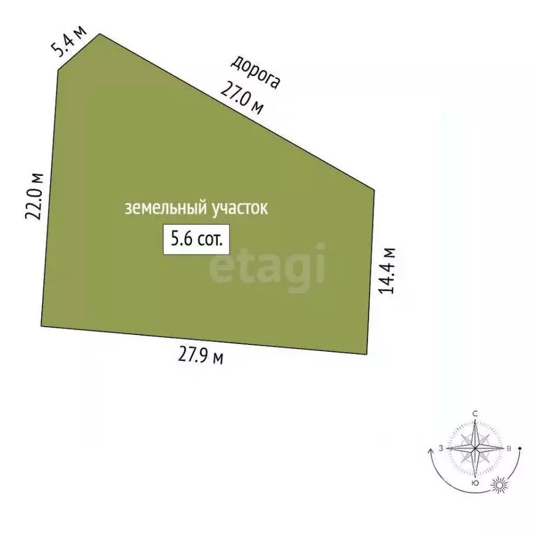 Участок в Ростовская область, Ростов-на-Дону 1-й Придонский пер. (5.6 ... - Фото 2