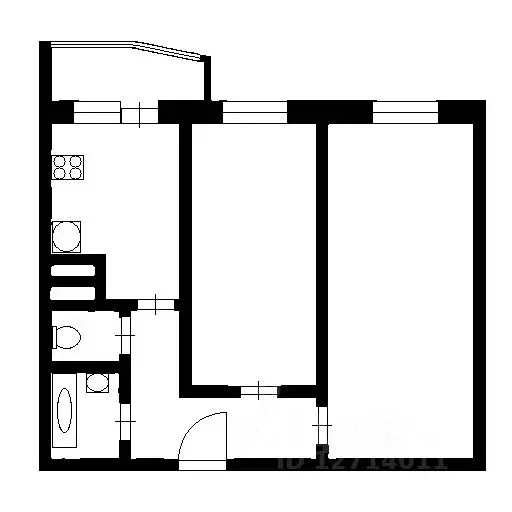 2-к кв. Санкт-Петербург пос. Шушары, ул. Вишерская, 3к2 (63.0 м) - Фото 2