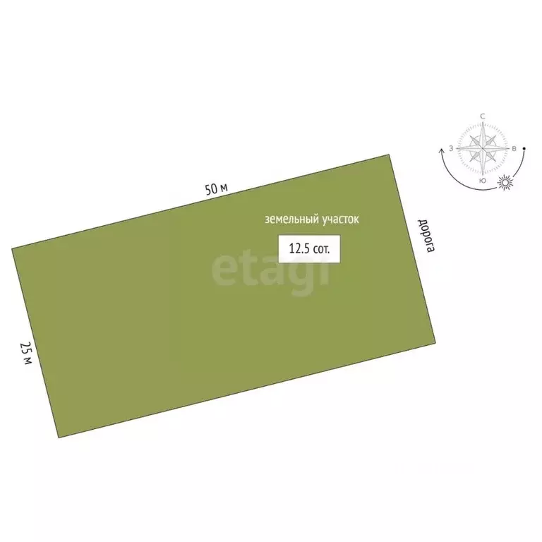 Участок в Свердловская область, Талица Степная ул. (12.5 сот.) - Фото 2