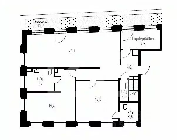 Помещение свободного назначения в Москва Пятницкая ул., 40С1 (121 м) - Фото 2
