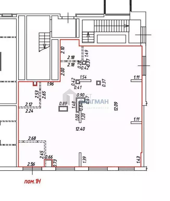 Помещение свободного назначения в Москва ул. Братьев Бромлей, 5к1 (131 ... - Фото 2
