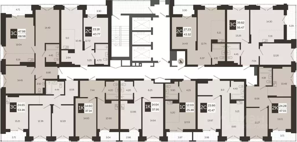 1-к кв. Новосибирская область, Новосибирск  (37.95 м) - Фото 1