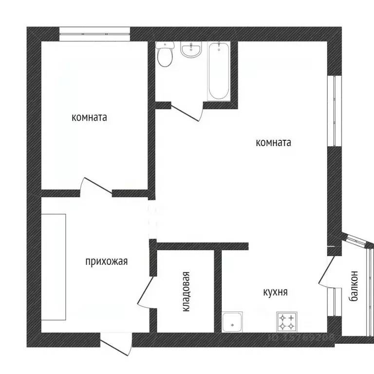 2-к кв. Коми, Сыктывкар ул. Жакова, 5 (45.0 м) - Фото 2
