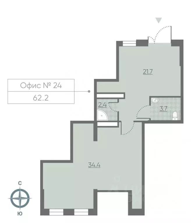 Помещение свободного назначения в Москва 2-й этап тер., Лучи жилой ... - Фото 1