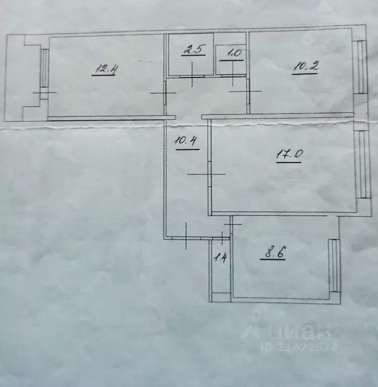 3-к кв. Саратовская область, Саратов ул. 4-я Прокатная, 19 (65.0 м) - Фото 2