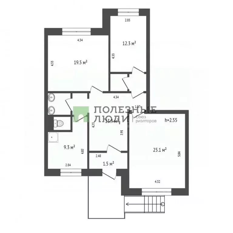 Офис в Красноярский край, Красноярск ул. Чернышевского, 106 (98 м) - Фото 2
