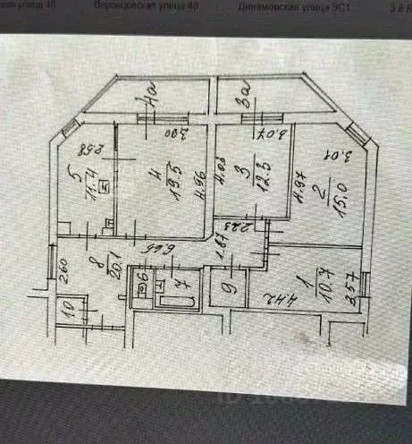 4-к кв. Москва 3-й Крутицкий пер., 13 (98.1 м) - Фото 1