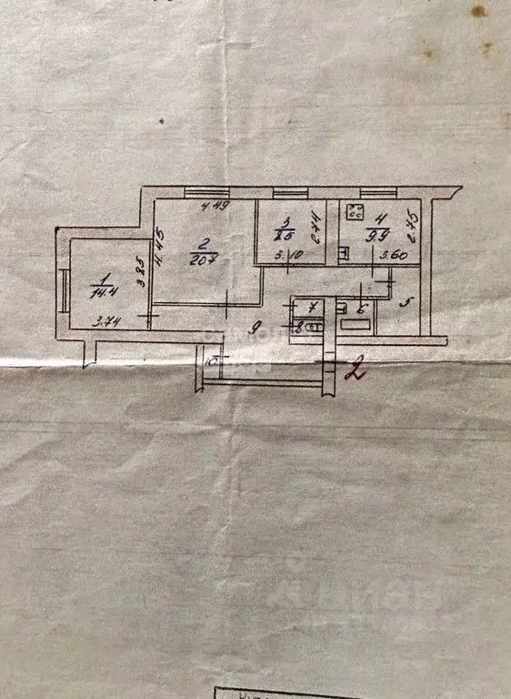 3-к кв. Курская область, Курск Мирная ул., 11 (87.8 м) - Фото 2