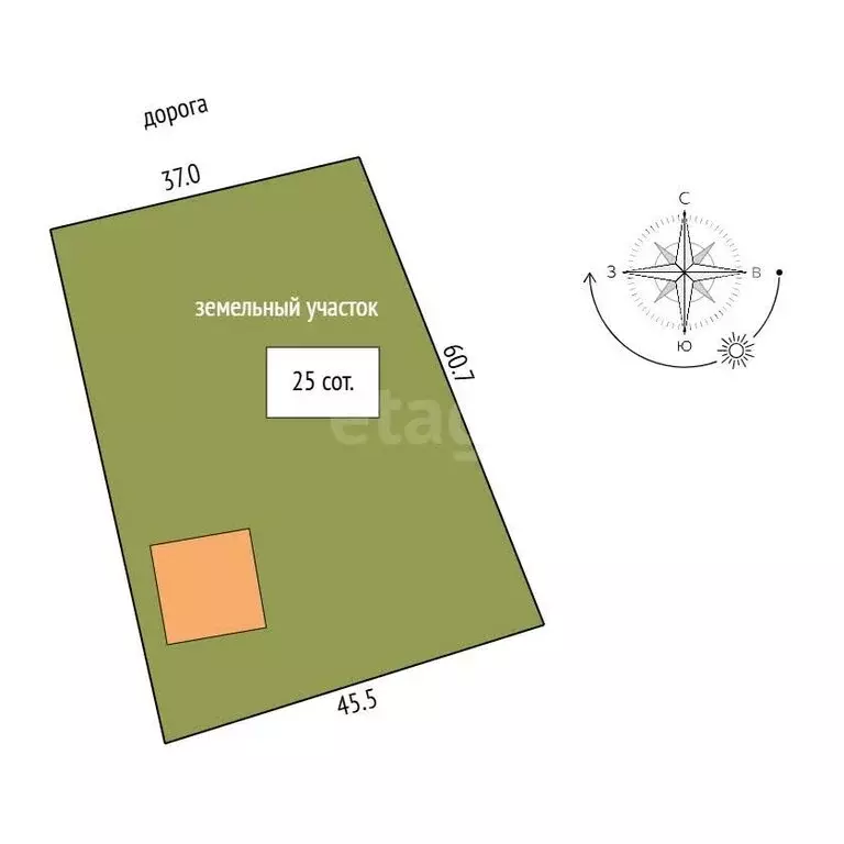 Дом в Калиновка, Южная улица (139 м) - Фото 2