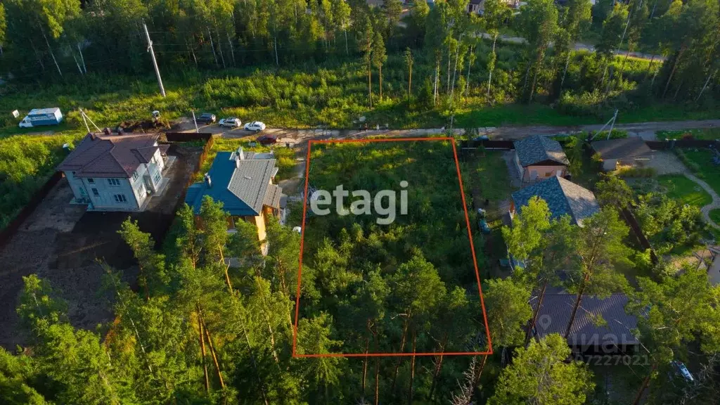 Участок в Санкт-Петербург пос. Парголово, Вокзальное ш. (12.0 сот.) - Фото 1