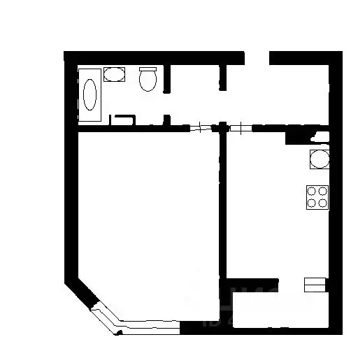 1-к кв. Санкт-Петербург Глухарская ул., 27к1 (50.0 м) - Фото 1