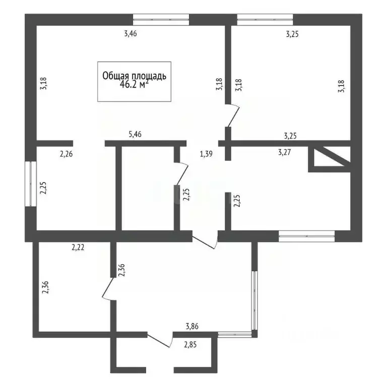 3-к кв. Новосибирская область, Ордынский район, д. Верх-Чик ул. ... - Фото 1