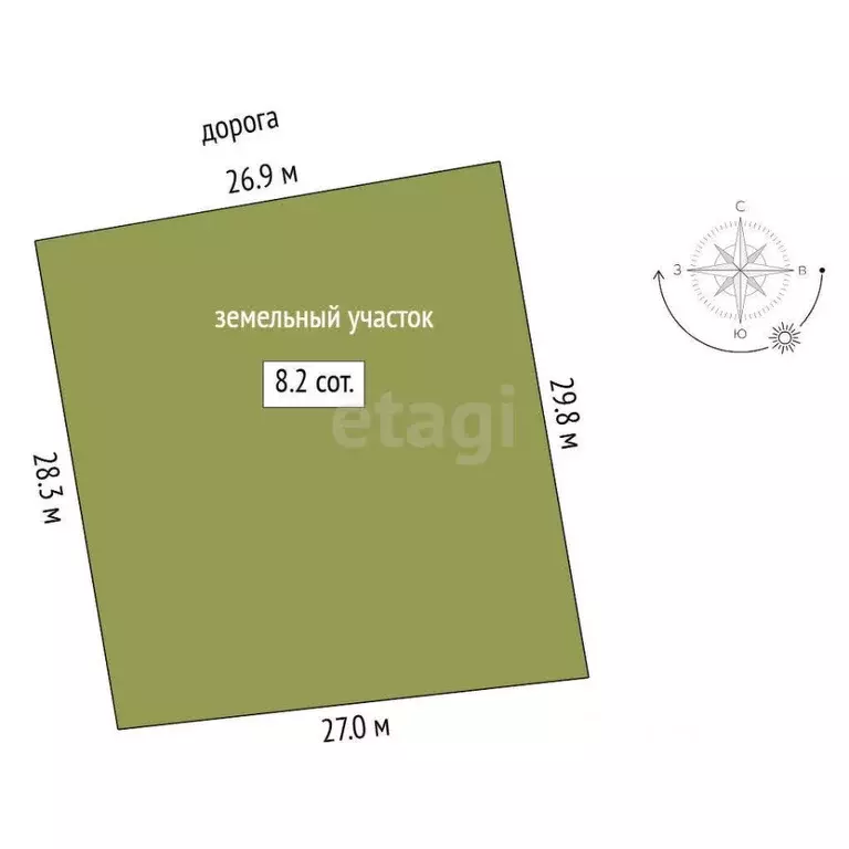 Участок в Тюменская область, Тюменский муниципальный округ, ... - Фото 2