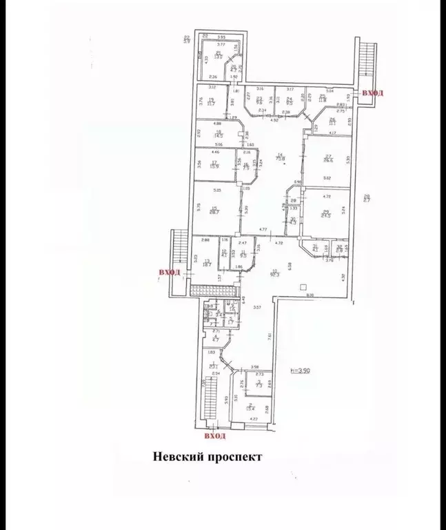 Помещение свободного назначения в Санкт-Петербург Невский просп., 137 ... - Фото 2