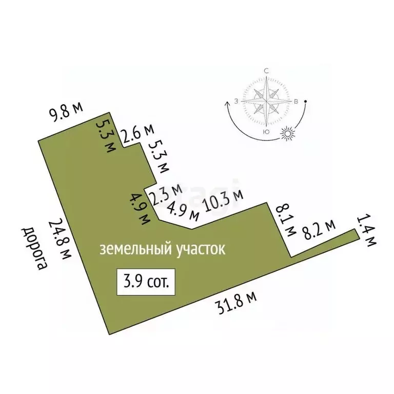 Участок в Ставропольский край, Ессентуки Базарный пер. (3.86 сот.) - Фото 2