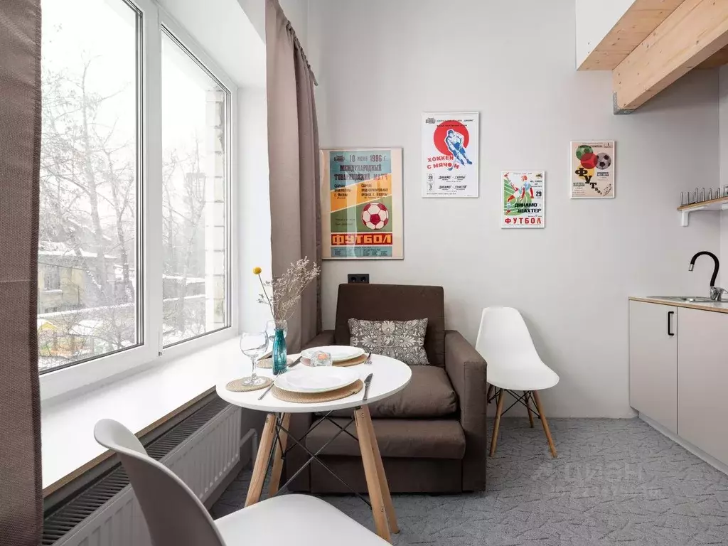 1-к кв. Москва Ленинградский просп., 33А (18.0 м) - Фото 1