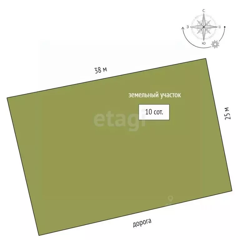 Участок в Севастополь с. Тыловое, ул. Лесная, 57 (10.0 сот.) - Фото 2