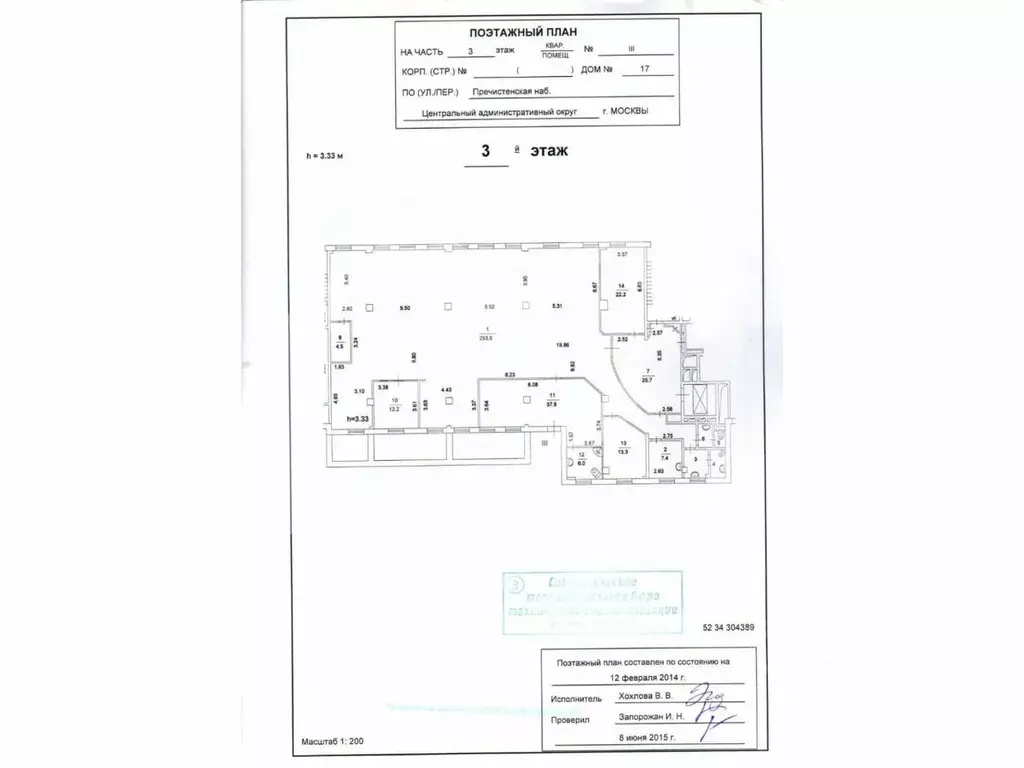 Помещение свободного назначения в Москва Пречистенская наб., 17-19 ... - Фото 2