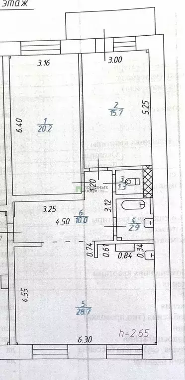 2-к. квартира, 78,8 м, 9/9 эт. - Фото 0
