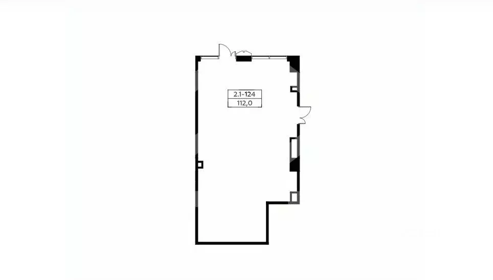 Помещение свободного назначения в Москва БК Прокшино тер., 2 (112 м) - Фото 2