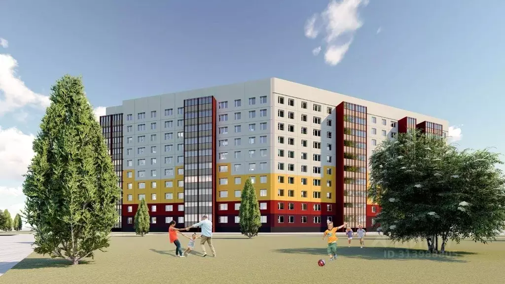 1-к кв. Псковская область, Псков ул. Крестки, 9 (38.08 м) - Фото 1