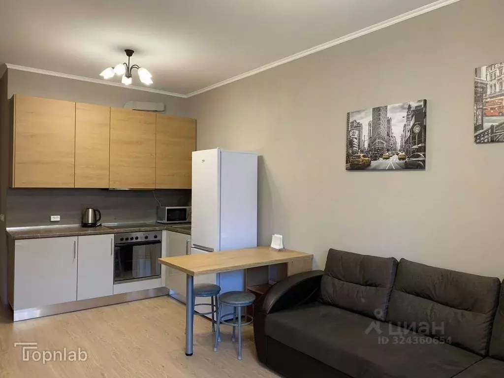 Студия Санкт-Петербург Комендантский просп., 62 (24.8 м) - Фото 2