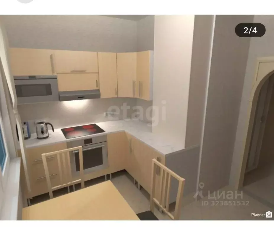 Студия Ярославская область, Ярославль Чернопрудная ул., 15 (24.63 м) - Фото 2