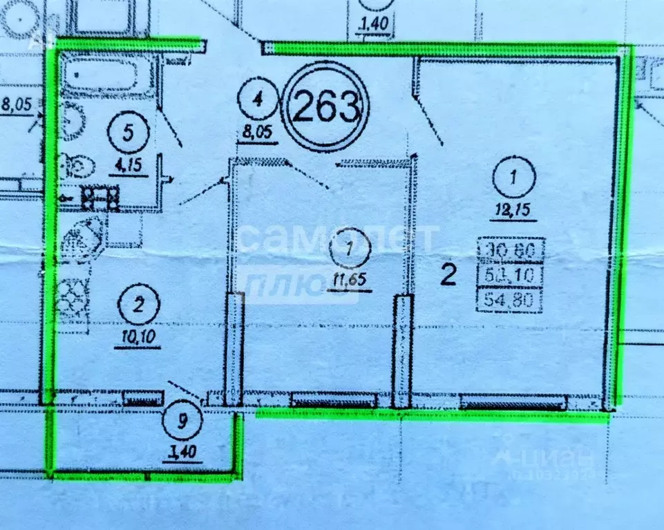2-к кв. Свердловская область, Екатеринбург Широкая Речка мкр, ул. ... - Фото 2