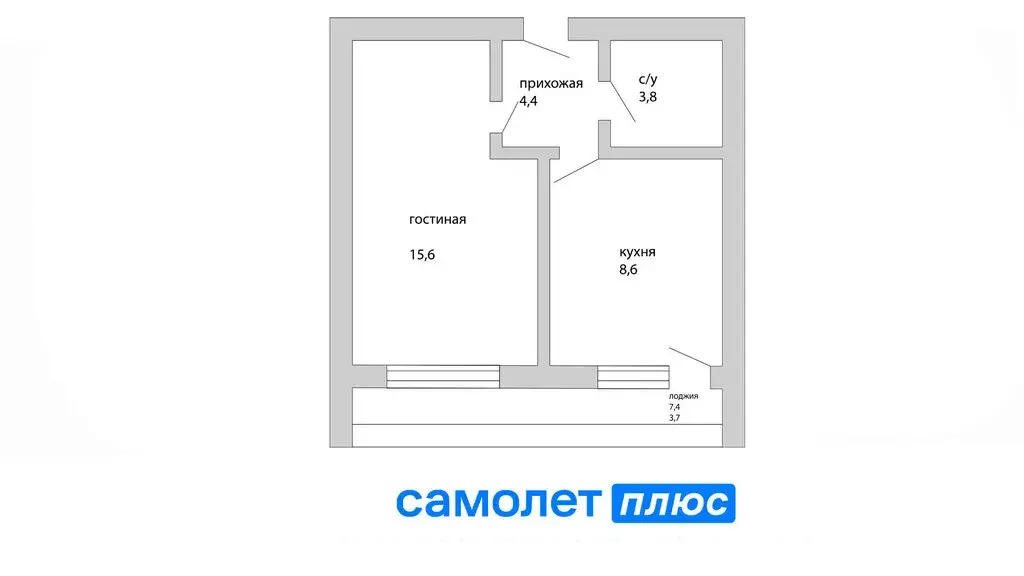 1-комнатная квартира: Кемерово, проспект Химиков, 38 (36.1 м) - Фото 0