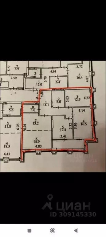 4-к кв. Новосибирская область, Новосибирск Московская ул., 77 (101.0 ... - Фото 0