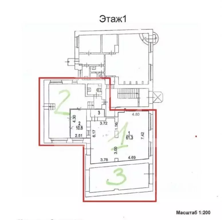 Помещение свободного назначения в Москва пер. Сивцев Вражек, 4 (148 м) - Фото 2
