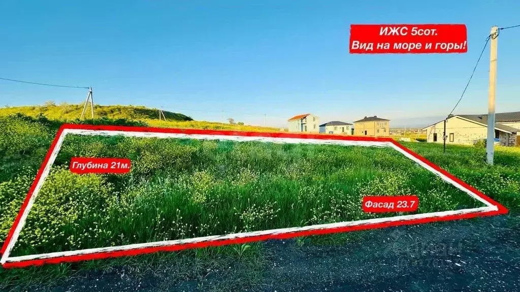 Участок в Краснодарский край, Анапа муниципальный округ, пос. Верхнее ... - Фото 0