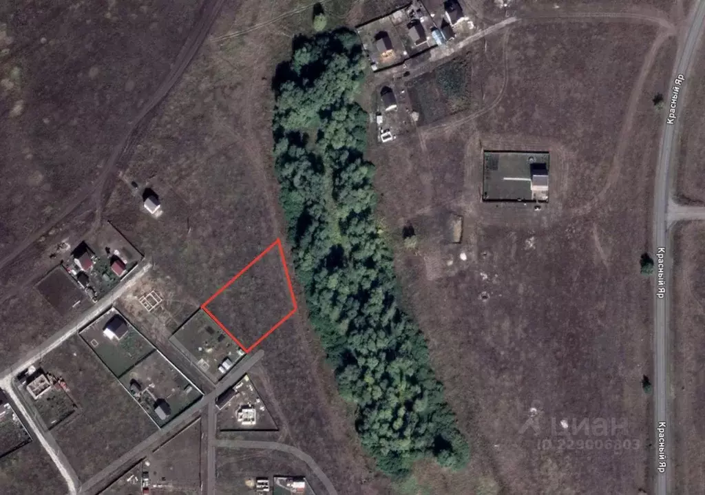 Участок в Самарская область, Красный Яр с/пос, пос. Угловой  (21.0 ... - Фото 1