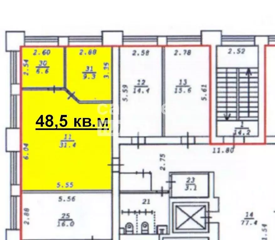 Офис в Новосибирская область, Новосибирск Фабричная ул., 55 (49 м) - Фото 2