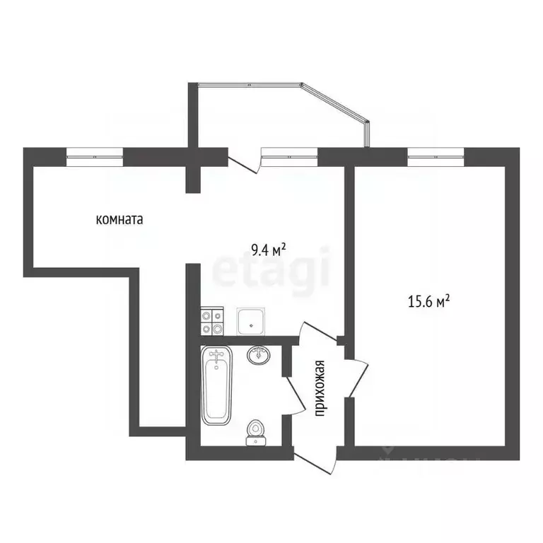 2-к кв. Воронежская область, Воронеж ул. Берег реки Дон, 26/1 (54.5 м) - Фото 2