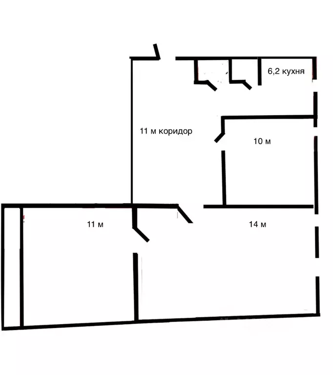 3-к кв. Ленинградская область, Сертолово Всеволожский район, ул. ... - Фото 2
